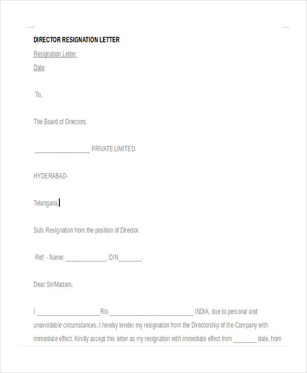 28+ Resignation Letter Templates and Examples