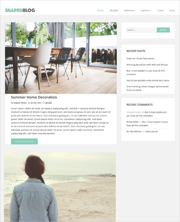 free personal blog theme1
