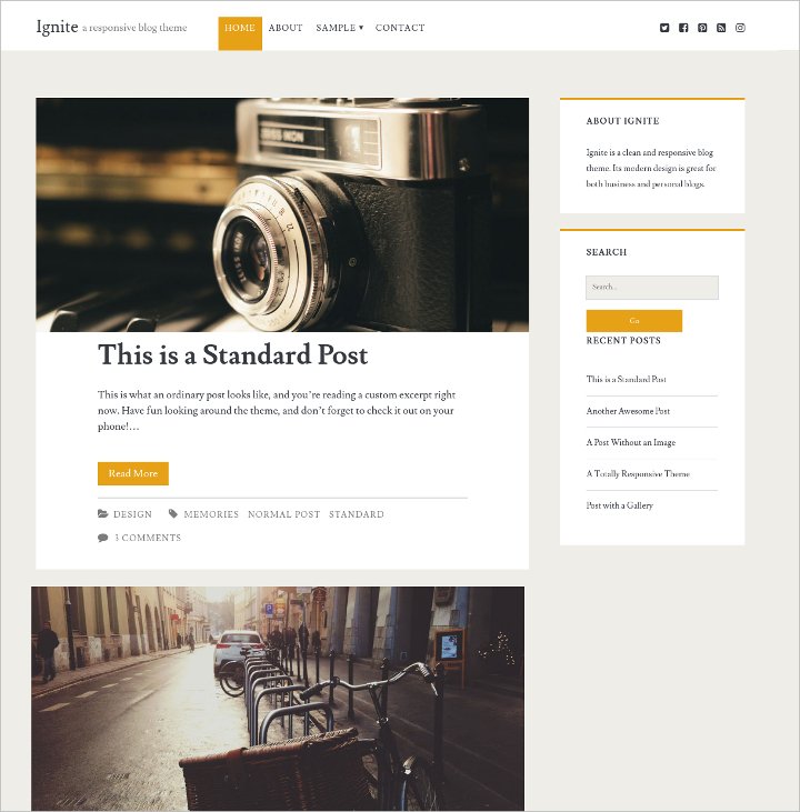 wordpress free blog theme1