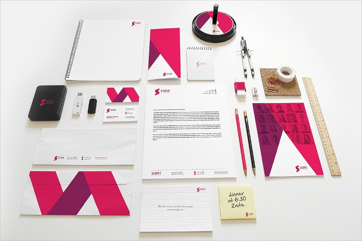 corporate identity product mockup