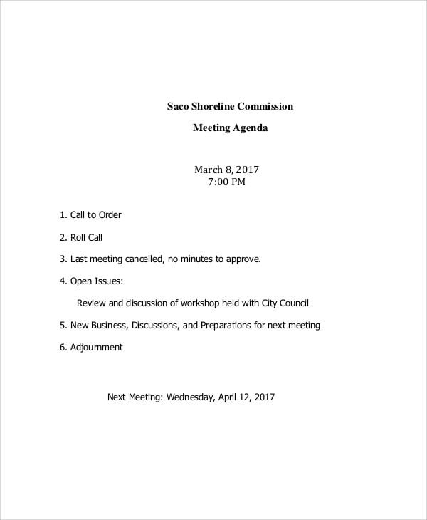formal meeting agenda3