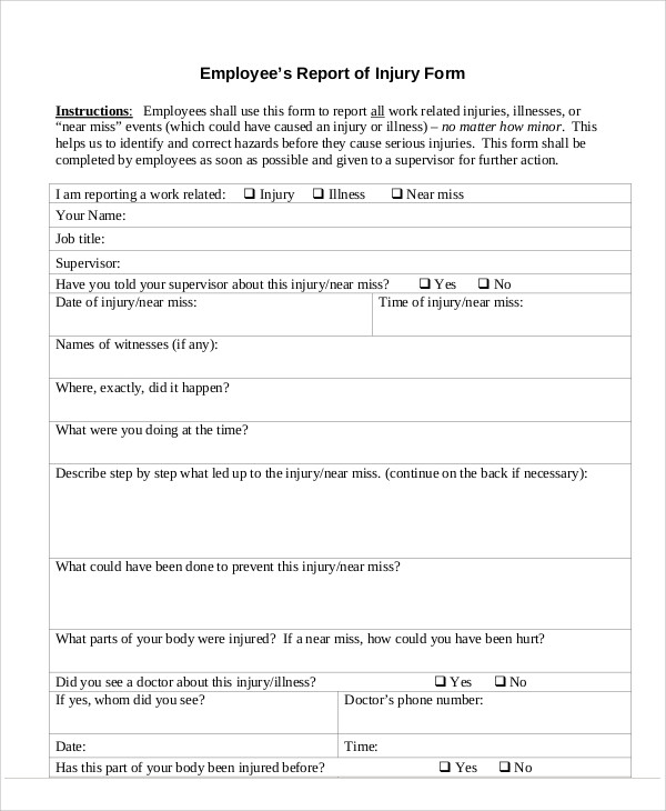 Employee Report Template - 28+ Free Sample, Example Format Download