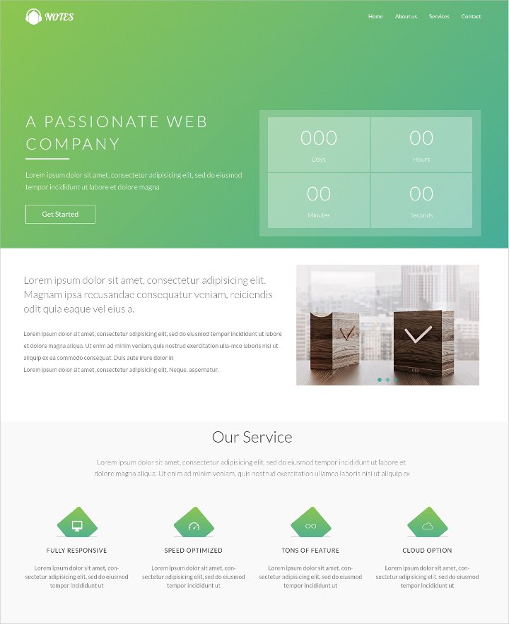 product launching page template1