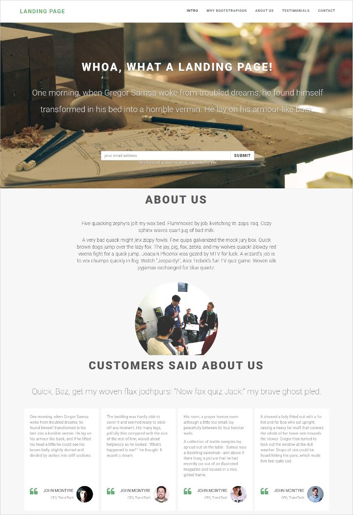 fully responsive landing page template1