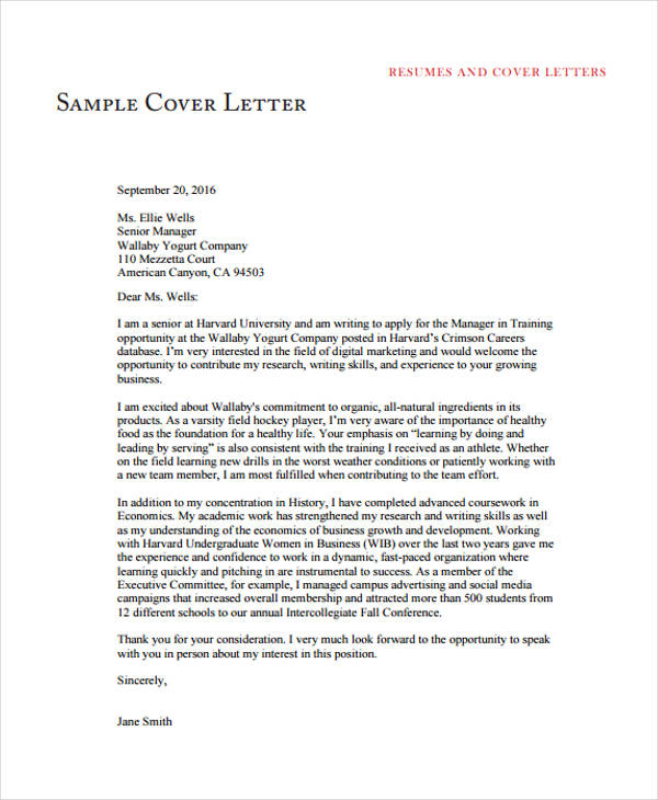 Cover Letter Sample Download from images.template.net