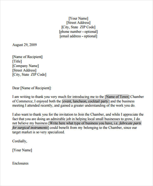 Business Rejection Letter Templates - 11+ Free Word, PDF Format Downlaod