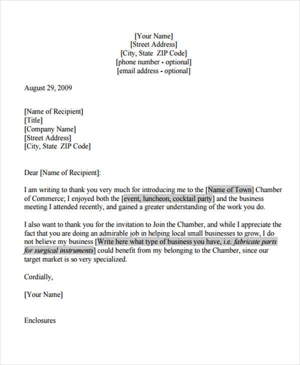 Business Rejection Letter Templates - 11+ Free Word, PDF ...