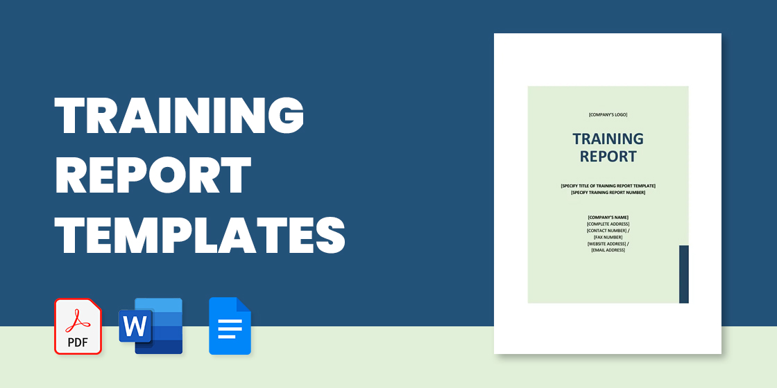 27 Training Report Template Word PDF