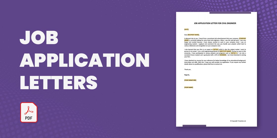 job application letters in pdf