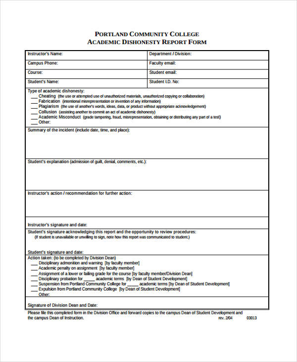 Academic Report Template