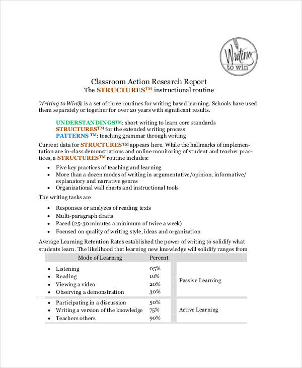 action research template
