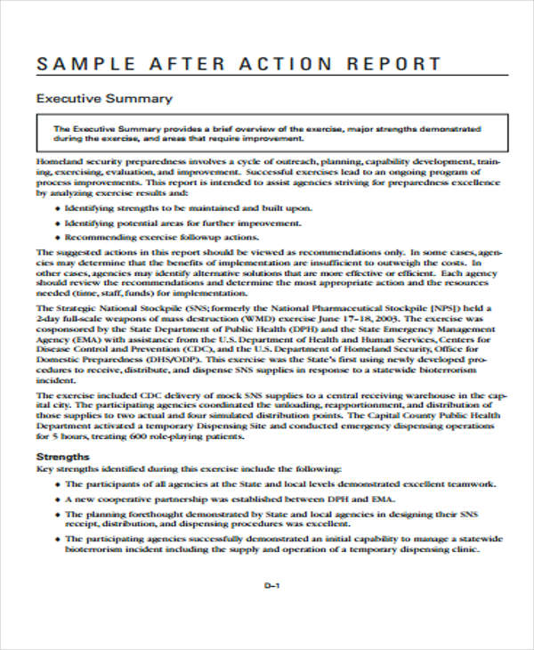 after action report in pdf