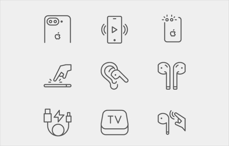 air pods icons 788x50