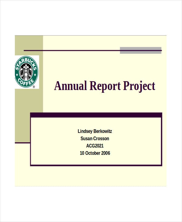 annual report powerpoint