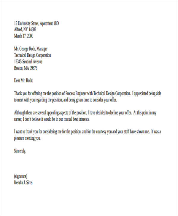 10+ Applicant Rejection Letters Free Sample, Example Format Download