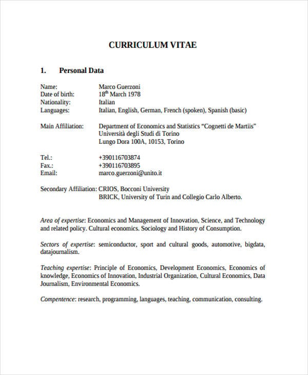 Cv 0. CV examples in English. Resume examples in English. Curriculum vitae example. How to write CV in English.