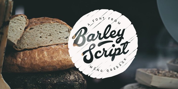 barley script font