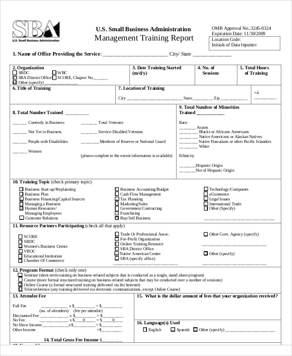 Free 36+ Training Report Templates, Free Sample, Example Format Download