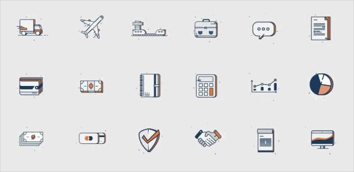 business vector icons