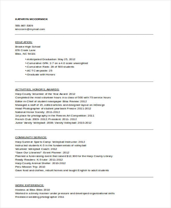 28  resume format templates