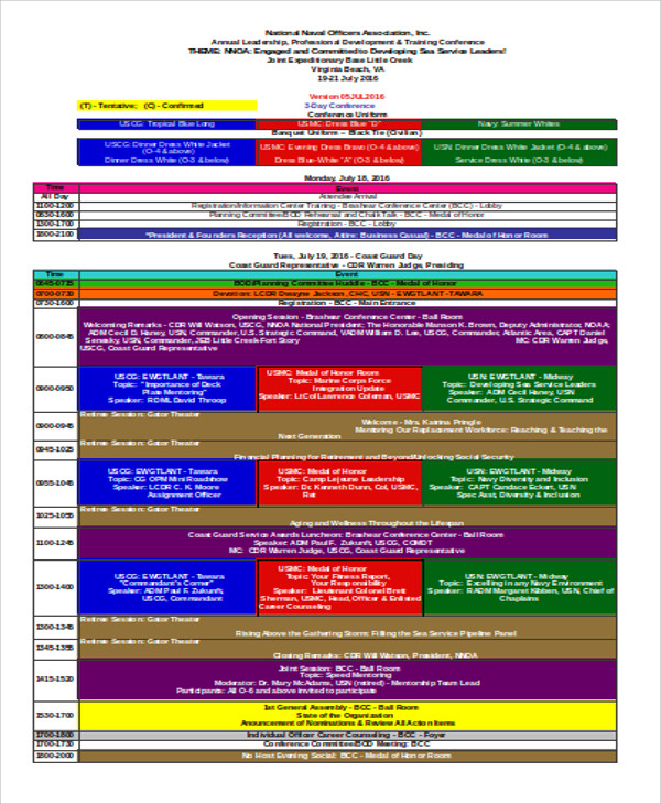 conference program