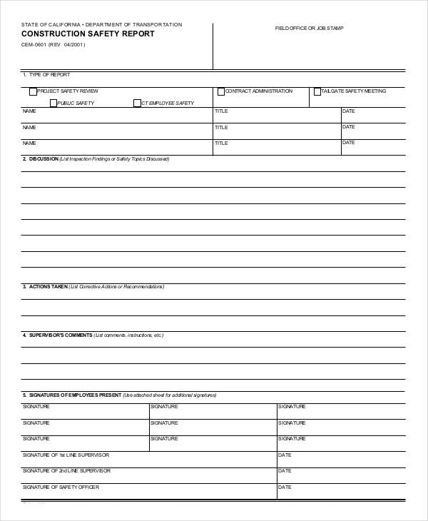 Safety Report Templates 27  Free Word PDF Apple Pages Format Download