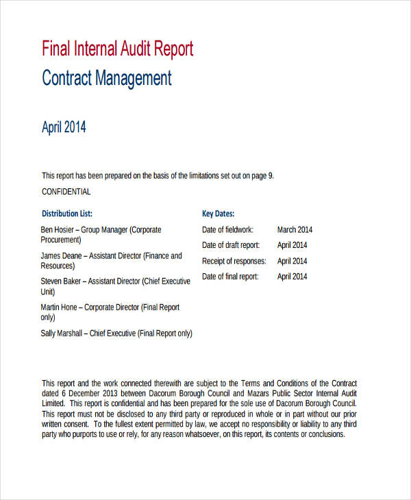 contract management example