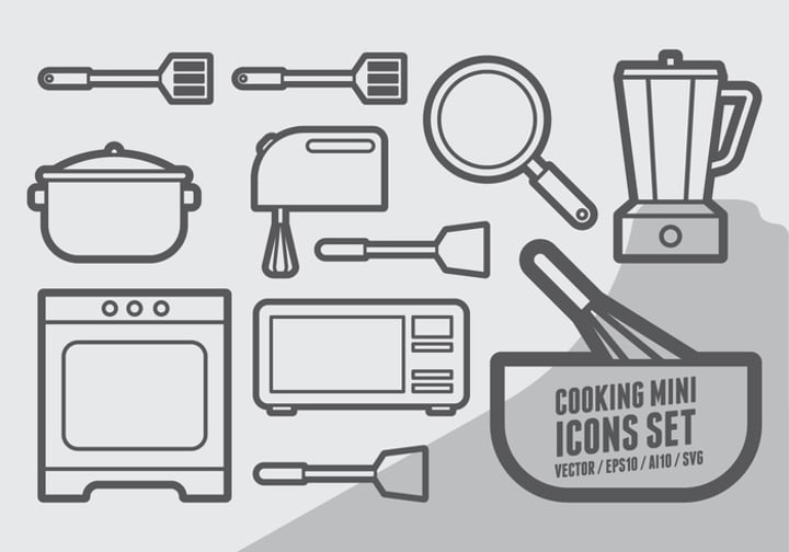 cooking mini icons