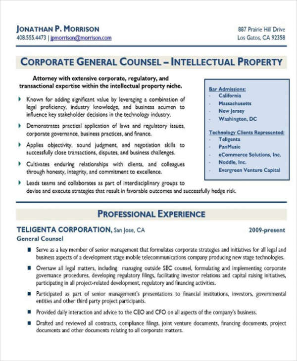 corporate-resume