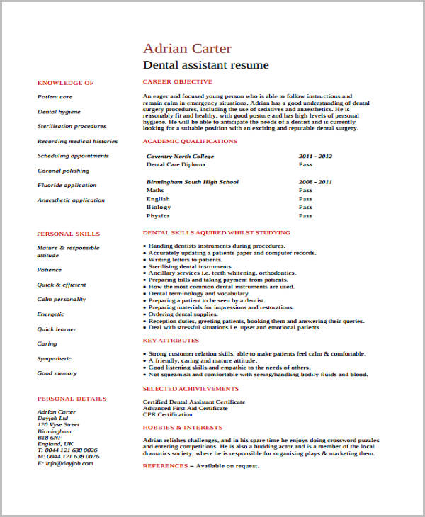 16+ Student Curriculum Vitae Templates - PDF, DOC