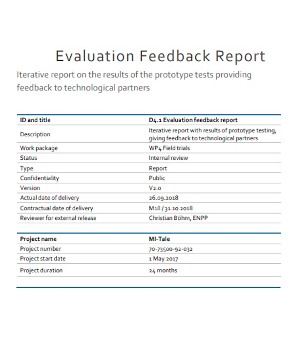 evaluation-feedback-report
