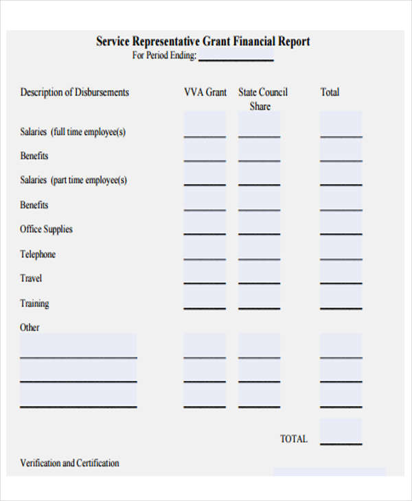 10 Grant Report Templates Free Premium Templates