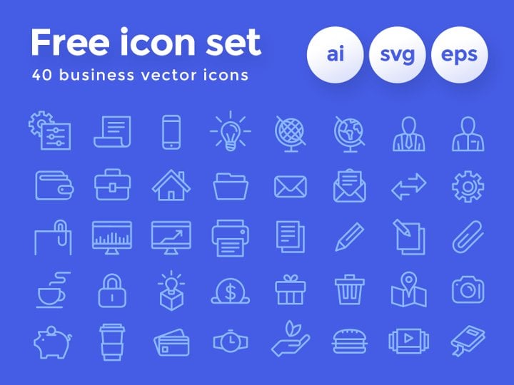 free business vector icons