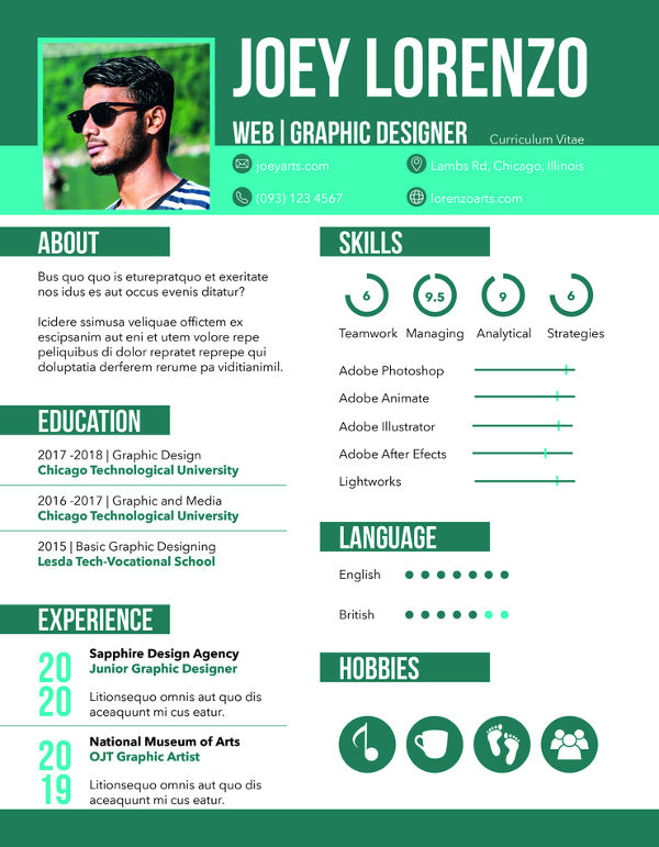 Cv Template For Internship Free Download Libreoffice Writer Resume Riset