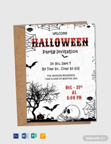 free-premium-halloween-party-invitation-flyer