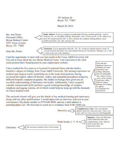 21+ Job Application Letter Templates For Accountant - Word, PDF