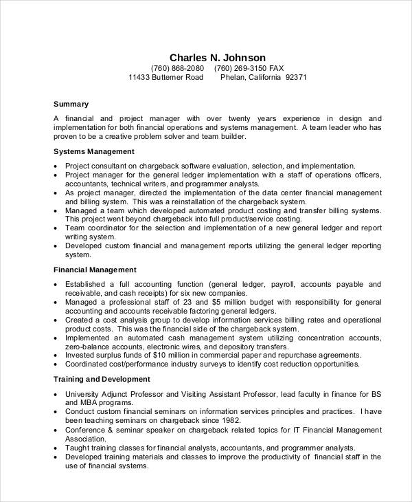functional resume