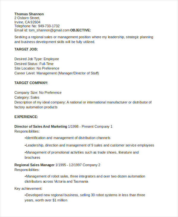 10+ General Resumes Templates - PDF, DOC