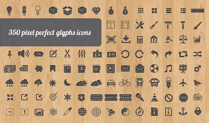 glyphs web icons