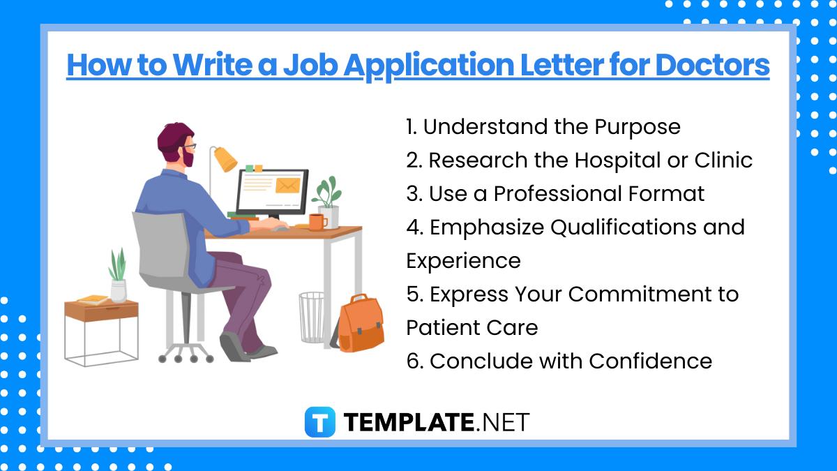 how to write a job application letter for doctors