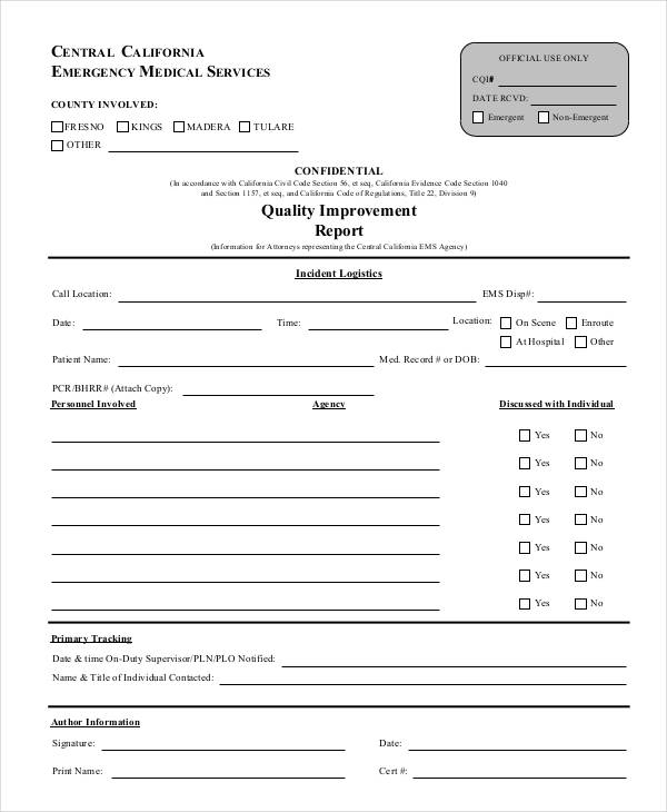 15+ Quality Report Templates - PDF | MS Word | Pages | Google Docs