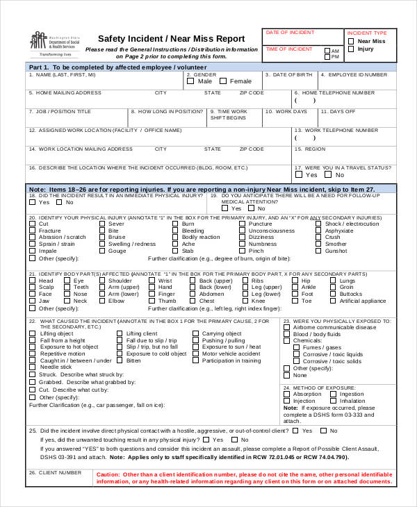 incident report