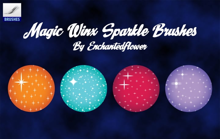 magic winx sparkle brushes
