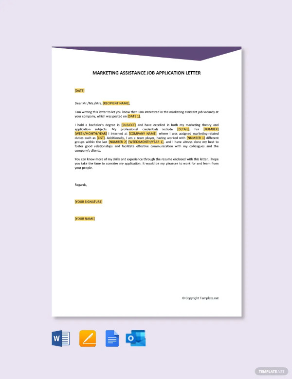 41+ Job Application Letter Examples - PDF, DOC