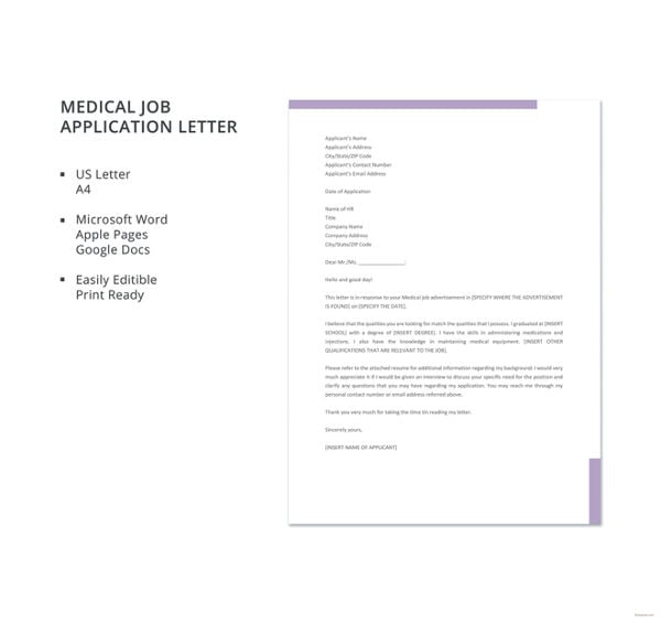 medical job application letter template4