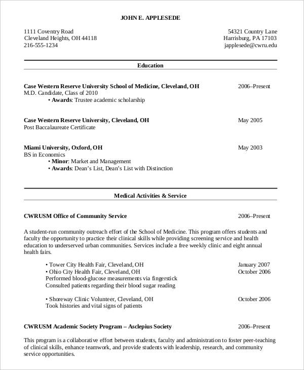 33+ Curriculum Vitae Templates - PDF, DOC