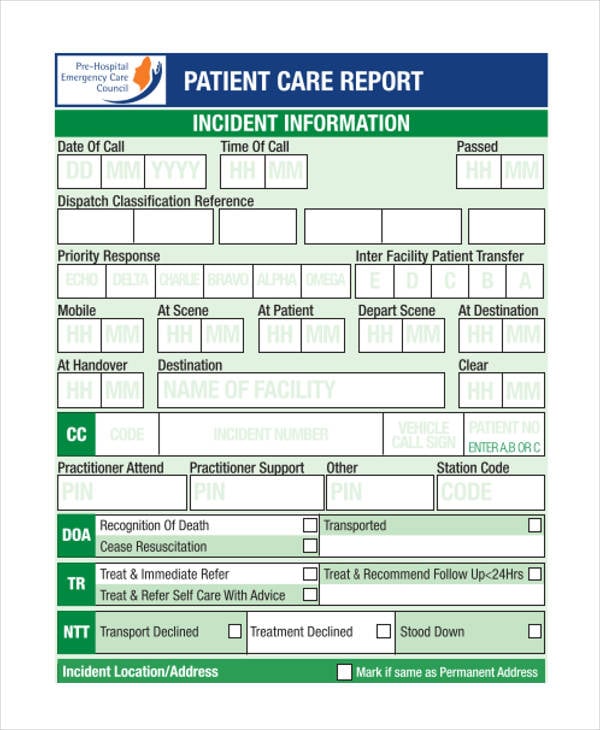 writing a nursing report