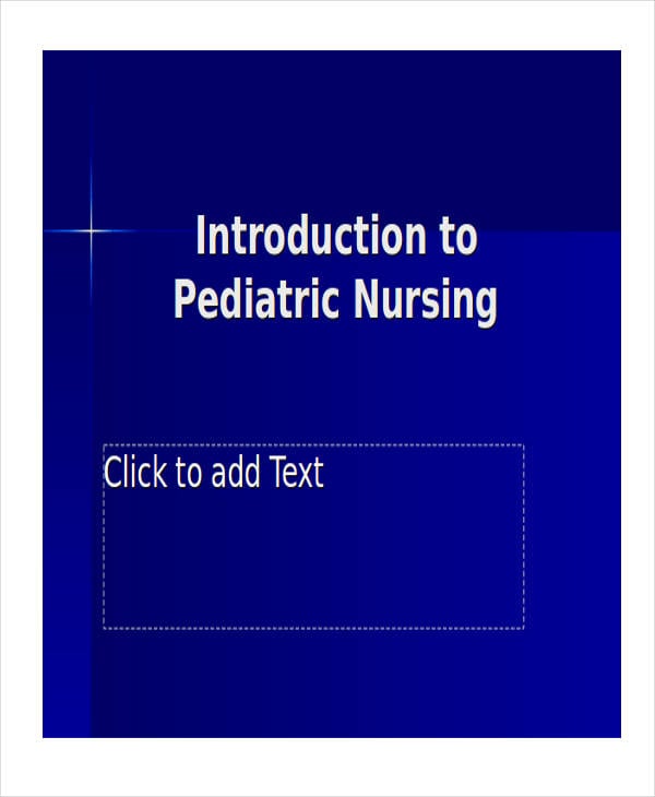 pediatric nursing