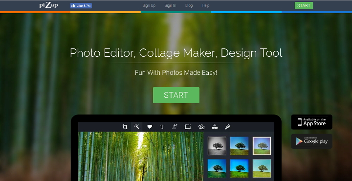 piZap: Simple Design & Photo Editor, Collage Maker