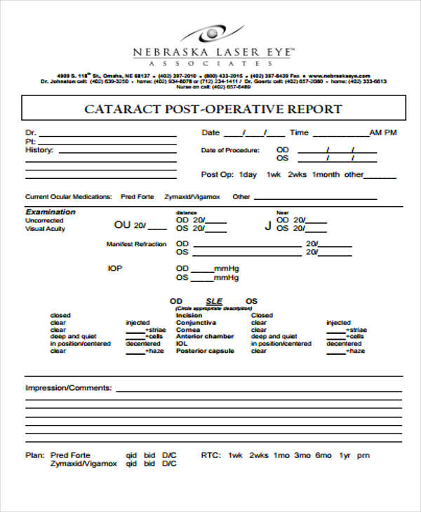 9+ Operative Report Templates Free Sample, Example Format Download